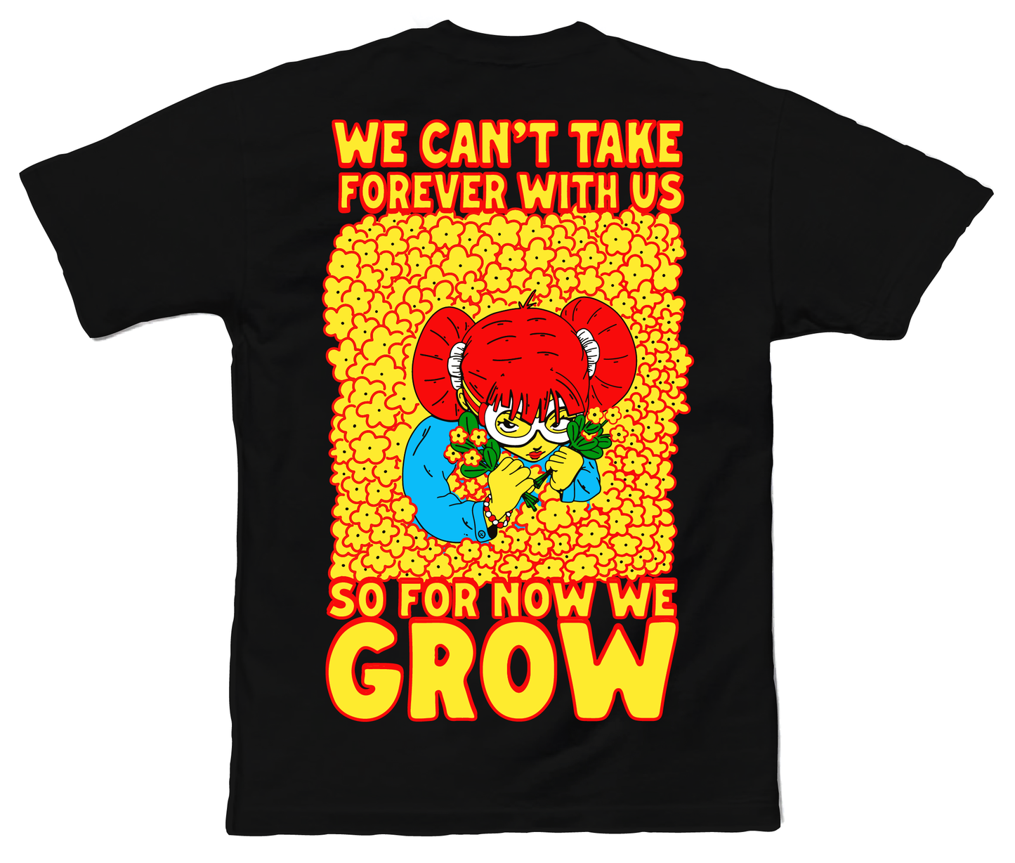 FOREVER GROWING TEE BLACK